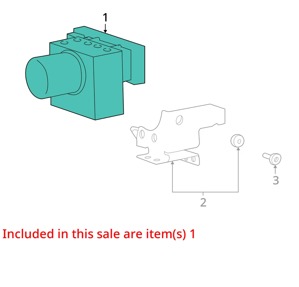 Módulo de controle de bomba 2002-2005 Hyundai Xg350 Abs QO918 - Imagem 3 de 4