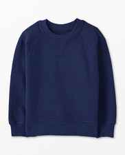 Hanna Andersson French Terry Sweatshirt Navy Blue Sz 8 130
