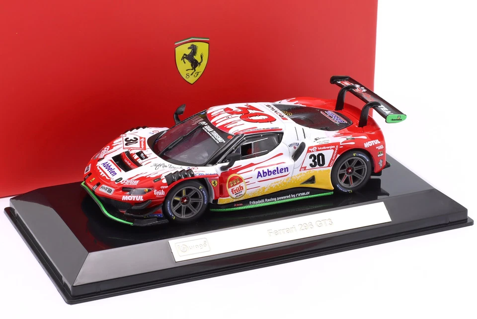 BBURAGO Ferrari 296 GT3 #30 Sieger 24h Nürburgring 2023 Frikadelli Racing Team 1:43 Bbu