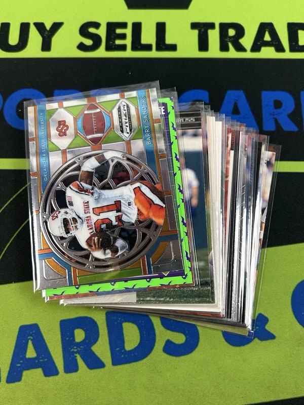 Barry Sanders NFL Football 20 Card Lot DETROIT LIONS 