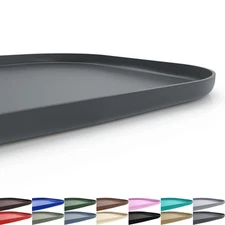 Silicone Pet Feeding Mat with Raised Edge for Food and Water, Dog Bowl Mats, ...