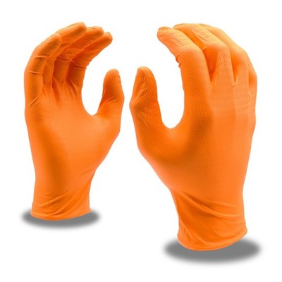Cordova 4093 3XL Nitrile Gloves 3XL Orange Z-Tread Box of 90