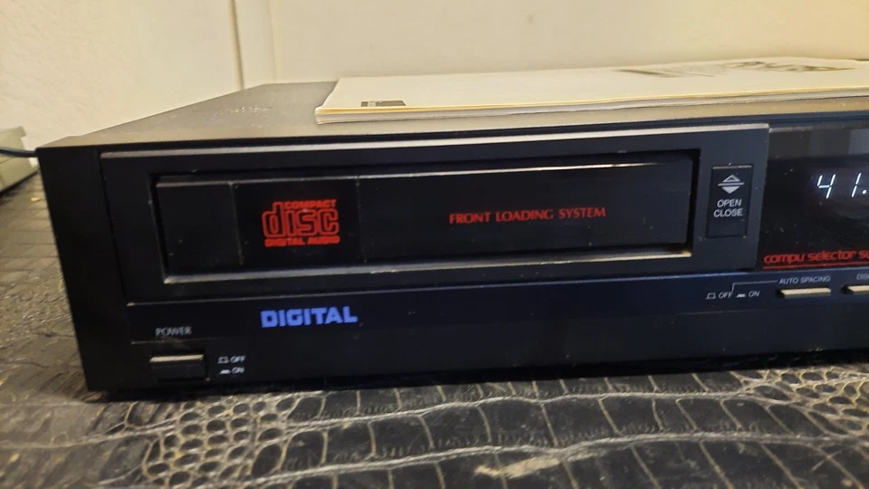 Reproductor de discos compactos Sansui PC-V750 e instrucciones probadas funciona Foto 2 de 4