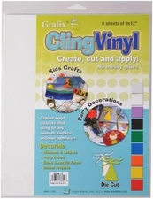Clear Static Cling Film 9"X12", Create Your Own Window Clings and Temporary Deco