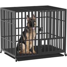 XXL Hundetransportbox mit Metallrahmen & 3 Türen – Für große Rassen geeignet XXL Hundetransportbox mit Metallrahmen & 3 Türen – Für große Rassen geeignet