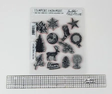 CRAFTERS! Stampers Anonymous HOLIDAY THINGS by Tim Holtz