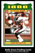 1988 Topps Mark Bavaro #18 New York Giants 1000 Yard Club NFL Football