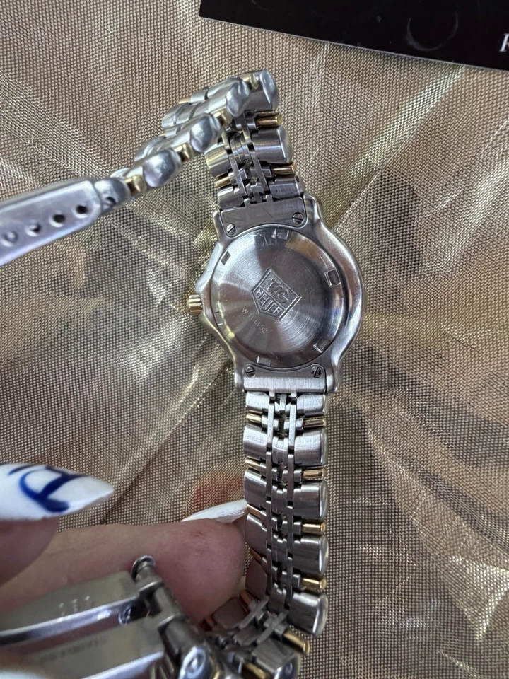Tag Heuer 6000 Serie 2 Tonos Oro 18k Y Acero WH1352 Reparado Oct 2025 Excelente Foto 4 de 4