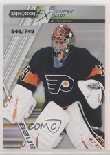 2020-21 Upper Deck Synergy Synergy FX 546/749 Carter Hart #FX-28 09za