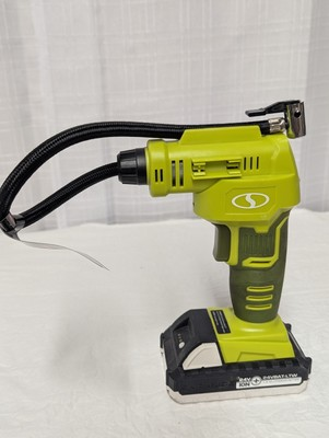 #ad #ad Sun Joe 24V 24 Volt ION Cordless Portable Air Compressor With Battery $25.00