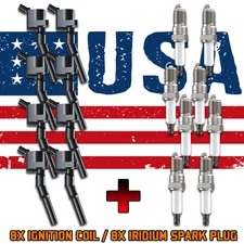 8X Ignition Coil Pack and Iridium Spark Plug For Ford F150 4.6L 5.4L V8 DG508