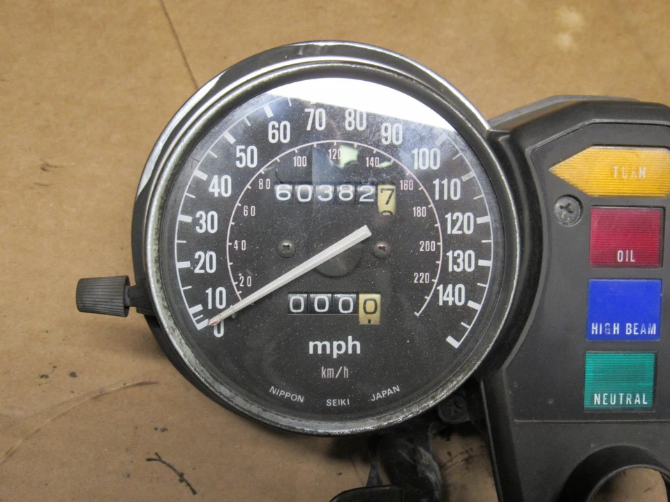 Honda Gold Wing GL1000 1979 velocímetro velocímetro medidores grupo Foto 2 de 4