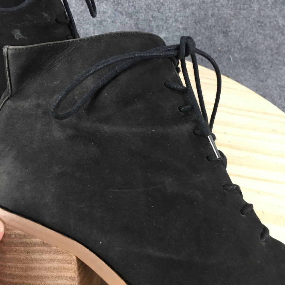 KDB Kelsi Dagger Brooklyn Botas Mujer 9.5 Botín Negro Con Cordones C385YY Foto 4 de 4