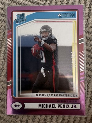 2024 Donruss MICHAEL PENIX JR #308 Season Stat Line /490 Rated Rookie RC