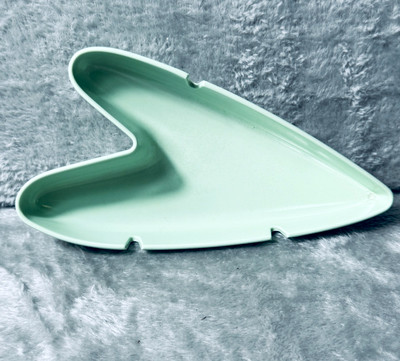 Vintage Frank J. Curran Atomic Boomerang Mid Century Modern Mint Green Plastic