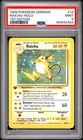Pokemon Raichu Holo German 14 Base Set 1st Edition PSA 9 Mint