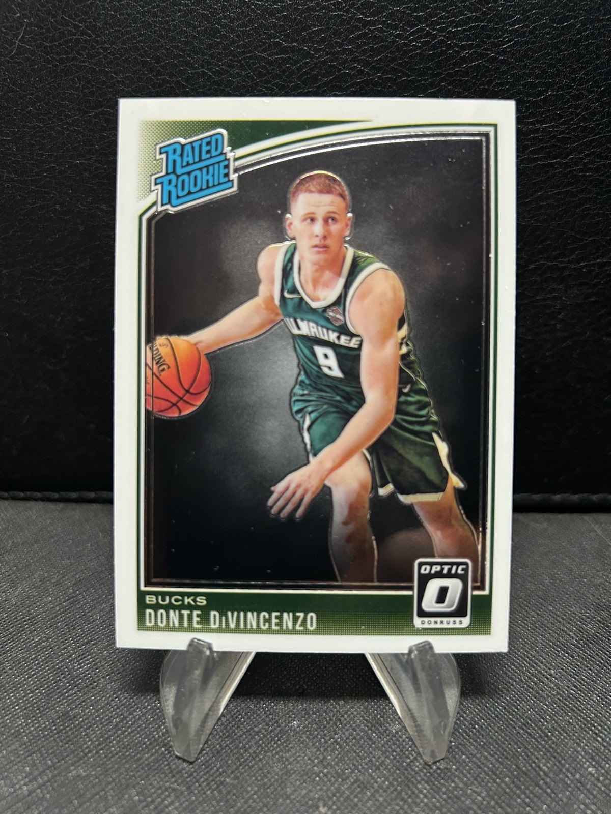 2018-19 Donruss Optic #164 Donte DiVincenzo Rated Rookie RC Milwaukee Bucks