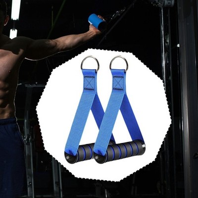 2x Gym Grip Attachments Widerstandsbandgriffe für Pull Down Office Working
