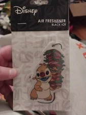 New Disney Stitch Reuben Air Freshener Black Ice Scent- 1PC