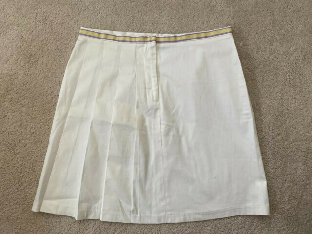 Central Park Womens Tennis Skirt White Athletic Skirt Made in Canada