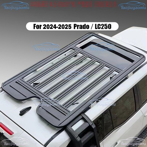 For Toyota Land Cruiser 2024-25 LC250 Black Alloy Roof Platform Luggage Rack Kit - Bild 14 von 15