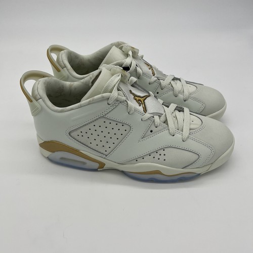 Nike Air Jordan 6 Retro Low Sz 8 Spruce Aura Gold DH6928-073 - Picture 2 of 8