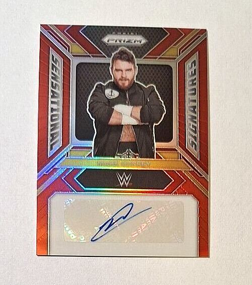 2024 Panini Prizm WWE Sensational Signatures Red #MCO Mark Coffey Auto #26/99