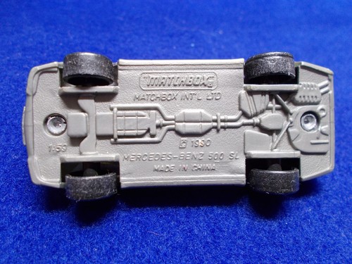 Matchbox Mercedes Benz 500 SL #12 Argento molto bello!!!! - Foto 3 di 3