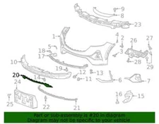Buick OEM 2020-2023 Encore GX Front Lower Valance 42592114 New in package