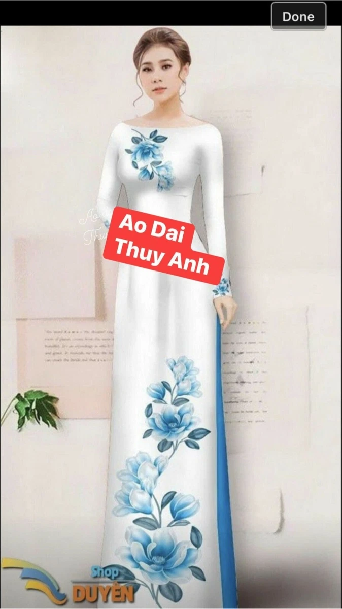 Ao hot sale dai ebay