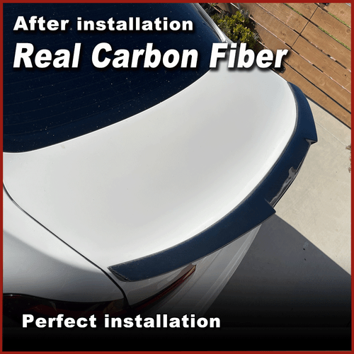 Carbon Heckspoiler Spoilerlippe Heckflügel Lippe für BMW F30 320i F80 M3 2012-17 - Picture 3 of 15