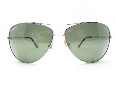 RAY-BAN RB 3293 004/9A POLARIZED SILVER SPORTS WRAP