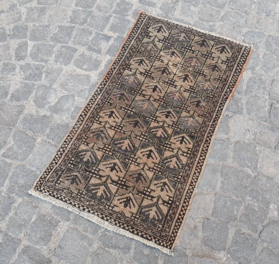 natural turkish hanknotted rug , authentic carpet , farmhouse decor rug - Image 4 of 4