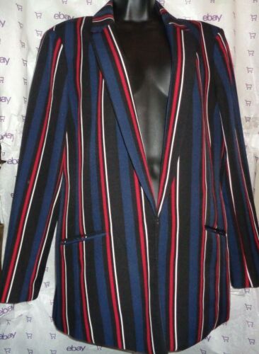 $120 Women's INC suit jacket Red white Blue LG 44 chest Excellent Condition - Afbeelding 1 van 6