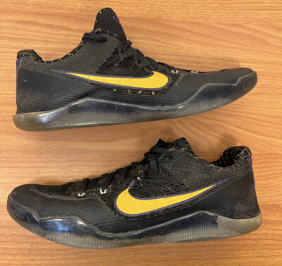 シューズ(男性用) Nike Kobe 11 Black Yellow s-l400.jpg