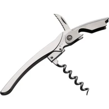 Farfalli Corkscrew Double Pivot 1.25" Serrated Blade Stainless Steel Handle