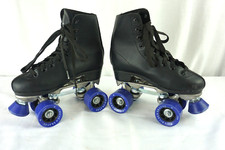 Chicago Rink Roller Skates Mens Size 3 Black 8601K Lace Up High Top