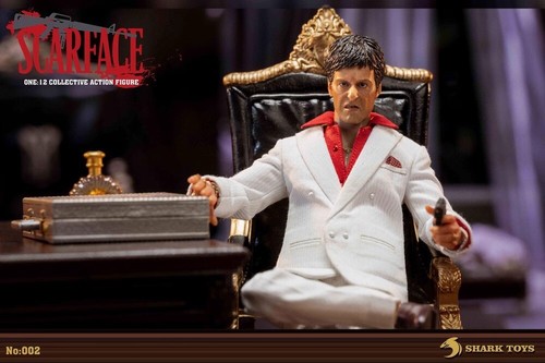 SHARK TOYS 002B Scarface Furious Tony Montana Alfredo Pacino Figure Deluxe 1/12 - Picture 10 of 20