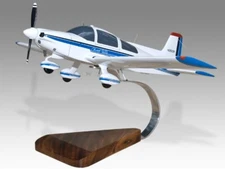 Grumman American Aviation General Cheetah AA5A Desk Wood Airplane Small 1/32