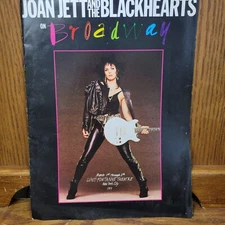 VINTAGE JOAN JETT & The Blackhearts on Broadway NYC 1989 Program Lunt Fontanne