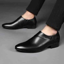 Leather Shoes for Men Formal Dress Male Plus Size Party Wedding Oxfords Loafers