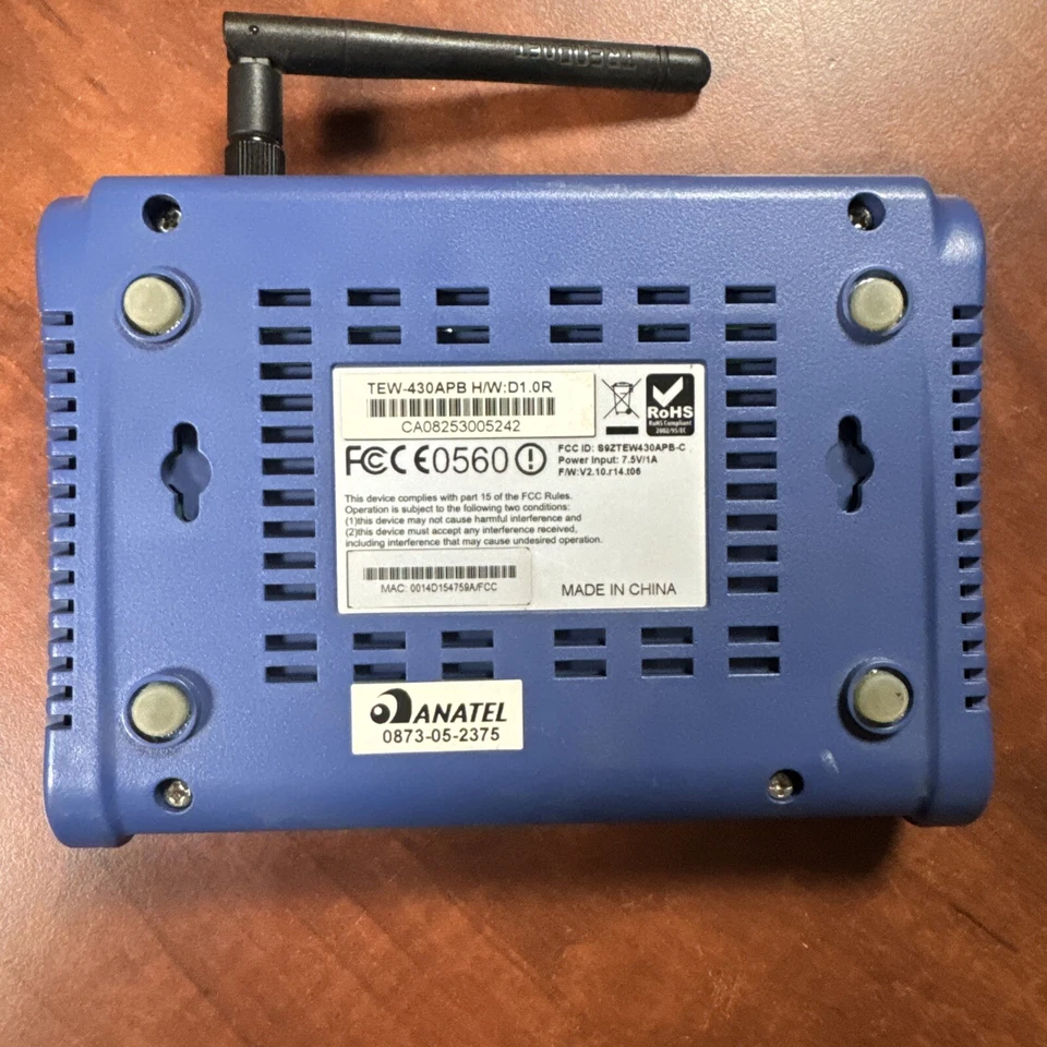 TRENDnet Model TEW-430APB Wireless-G 54Mbps 11g AP Access Point WAP - Image 4 of 4