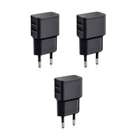 3 StüCk Dual Usb LadegeräT 12W / 2,4A Pro Series Universal Netzteil 6 Usb Ports