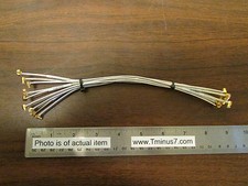 9 Semi-Rigid Coaxial Cables Jumpers Pigtails MMCX Connectors NOS 