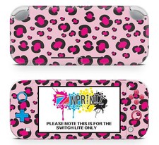LEOPARD ROSE NINTENDO SWITCH LITE Skin Decal Vinyl Console Wrap