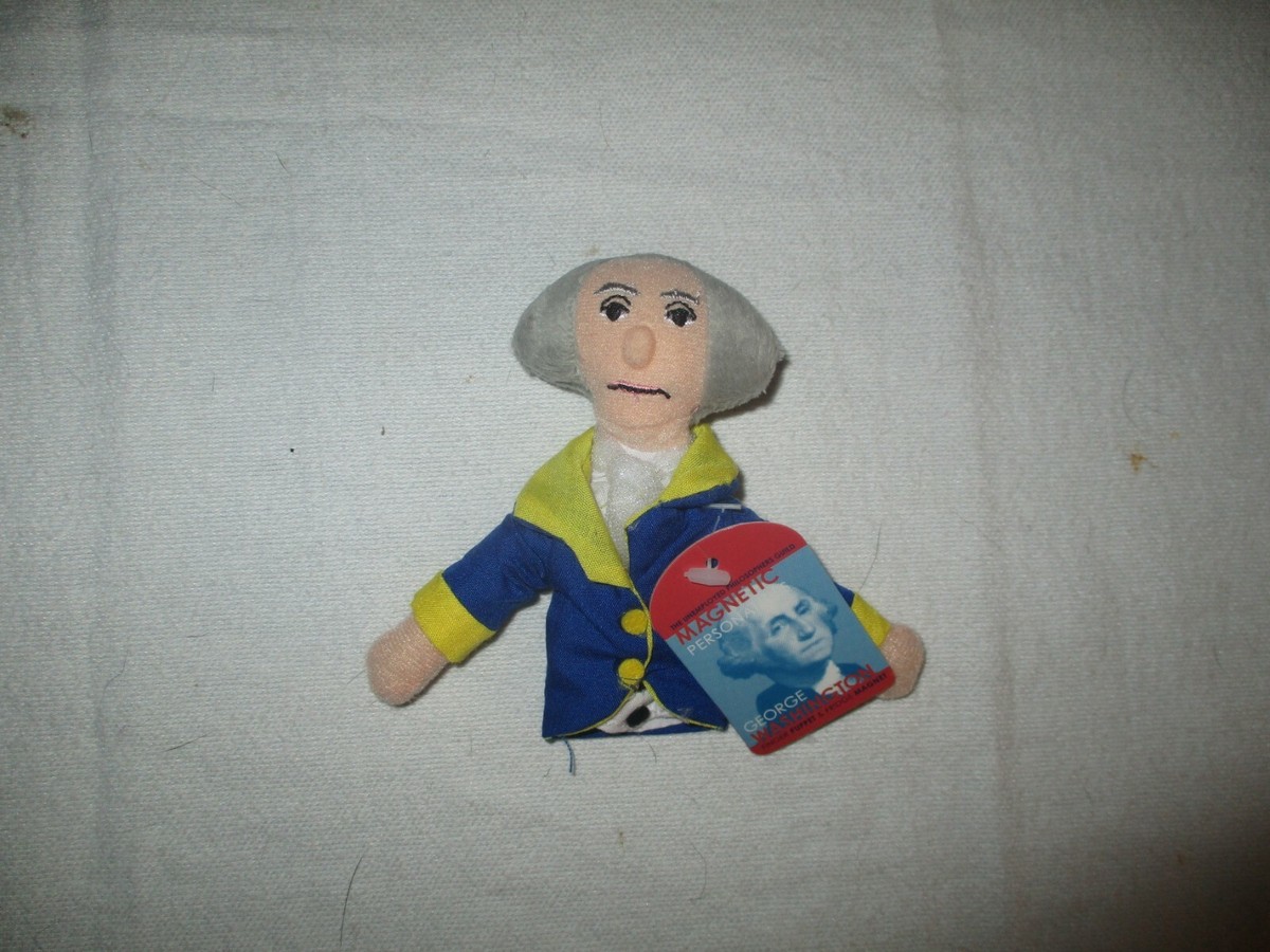 MAGNETIC PERSONALITIES Finger Puppet Unemployed Philosophers George  Washington
