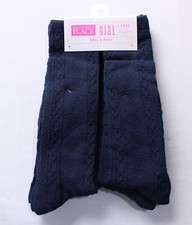 The Children's Place Girls' Knee-High Socks 6-Pack DM3 Tidal Large NWT