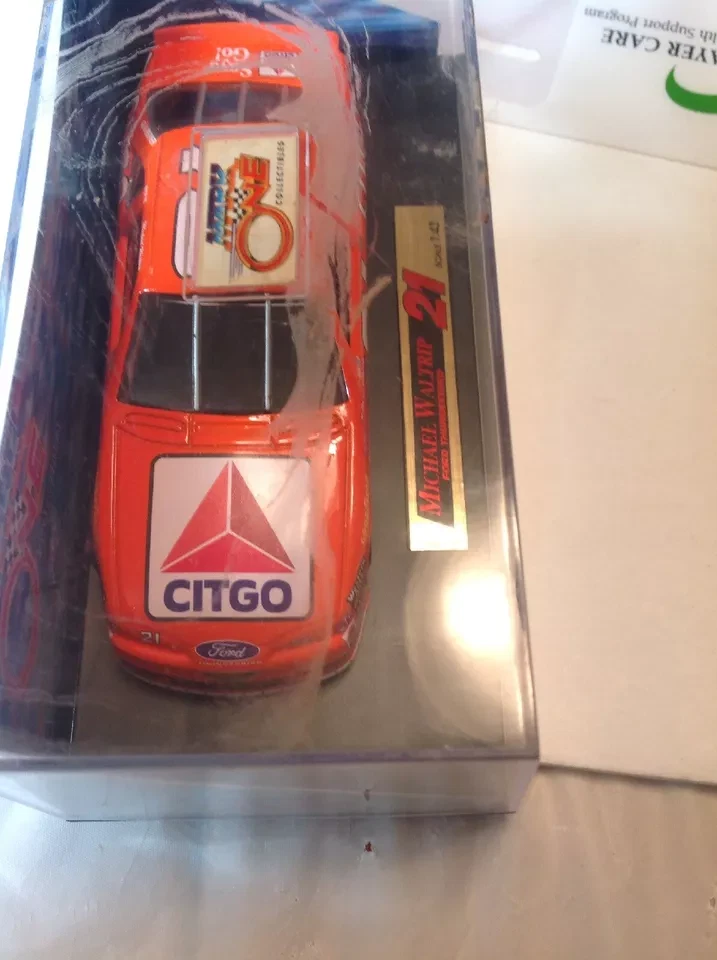 Ford Mark One Michael Waltrip 21 Citgo # 21 1/43 en estuche original vintage. CC1 Foto 4 de 4