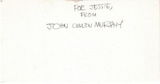 John Cullen Murphy - Signed Notecard (Comic Illustrator)