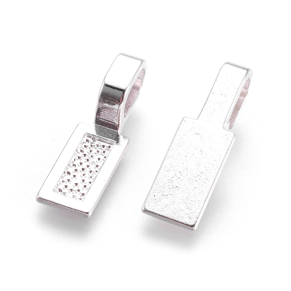 PandaHall Elite - Lot De 1 Boîte Colle-on Flat Pad Bails En